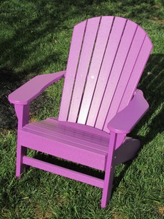 Purple plastic best sale adirondack chairs