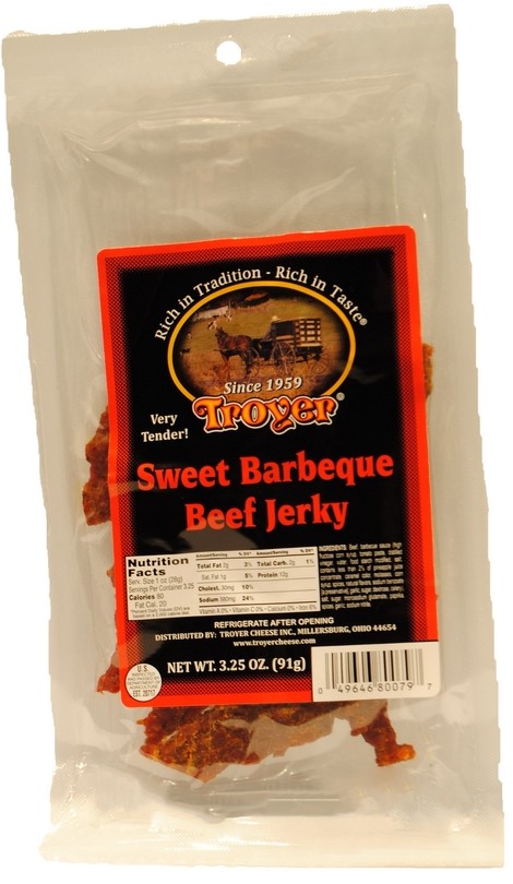 Sweet and Tangy BBQ Beef Jerky - Grain Free Table