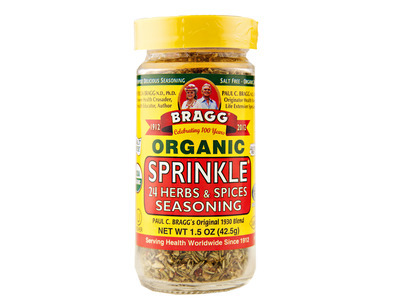 Bragg Organic Sprinkle 24 Herbs and Spices Seasoning, 1.5 oz (Case of 3)