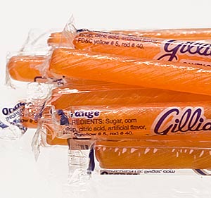 Sweet's Orange Sticks – C&Js Candy Store & Scoop Shoppe