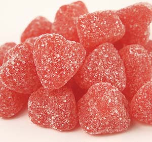 MINIATURE CANDIES - RED HEARTS