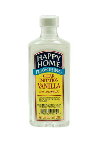 HAPPY HOME CLEAR IMITATION VANILLA FLAVORING - The SFA Product Marketplace