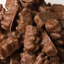 Chocolate Covered Gummi Bears, Milk Chocolate Gummies