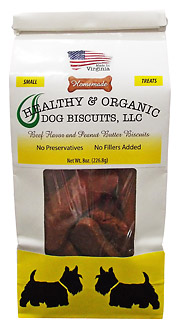 Organic Peanut Butter Dog Treat 8oz