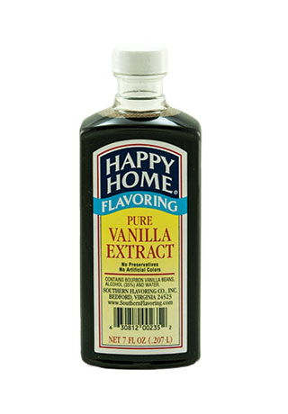 Imitation Flavoring, Vanilla, Clear, 7oz, Happy Home