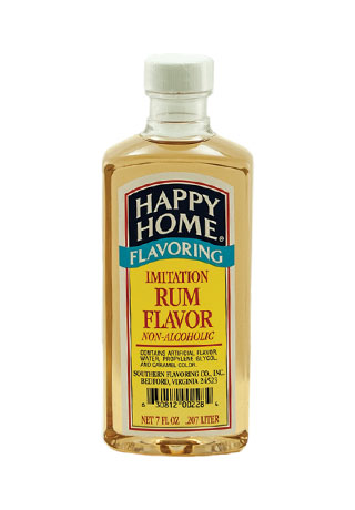 Happy Home Flavoring Imitation Rum Baking Flavor Emulsion - Certified  Kosher, 4 oz.