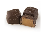 S/F Dark Chocolate Caramels, Sea Salt